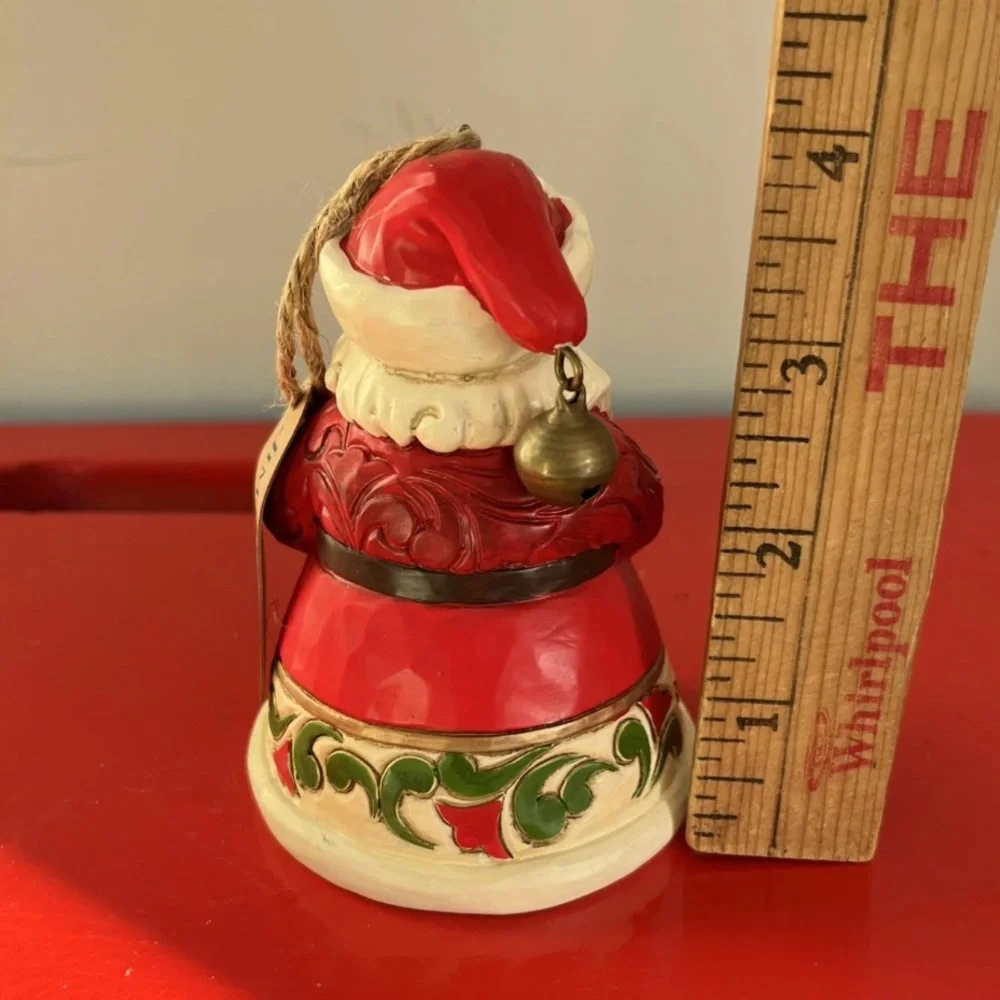 Jim Shore Santa Hanging Ornament ‎ Heartwood Creek Enesco 6009694Q Wreath 2021